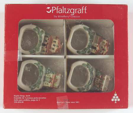 Winterberry Napkin Ring - Set of 4 (Motif 1-4)