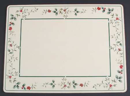 Winterberry Corkboard Placemat
