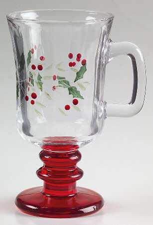 Winterberry Handpainted Irish Coffee