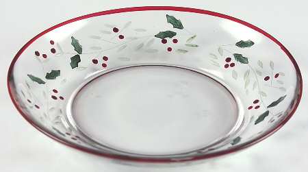 Winterberry Glassware-Appetizer Plate