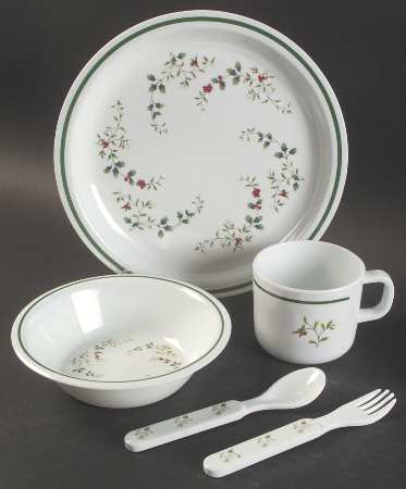 Winterberry (5 Piece) Melamine Kid's Set