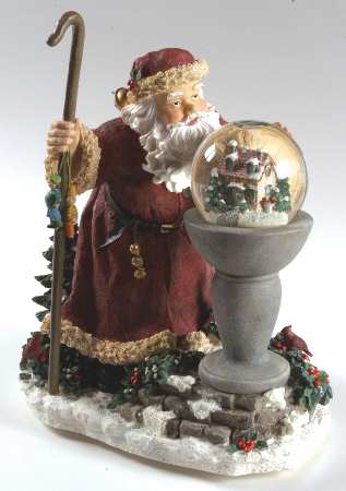 Winterberry Sculpted Snow Globe