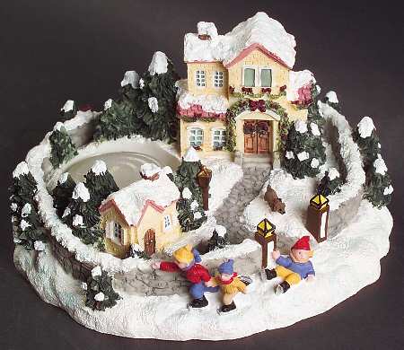 Winterberry Scenic Village with Tea Light