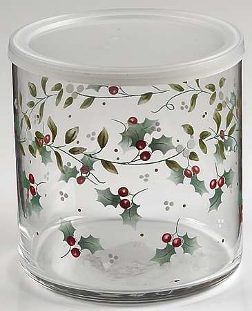 Winterberry Medium Glassware Storage Jar & Lid