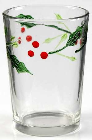 Winterberry Glassware Votive Candleholder