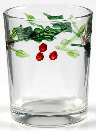 Winterberry Glassware Votive Candleholder