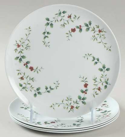 Winterberry Melamine Salad Plate - Set of 4