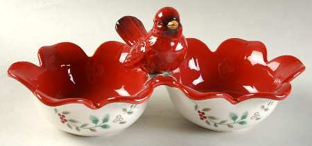 Winterberry Handled Divided Server