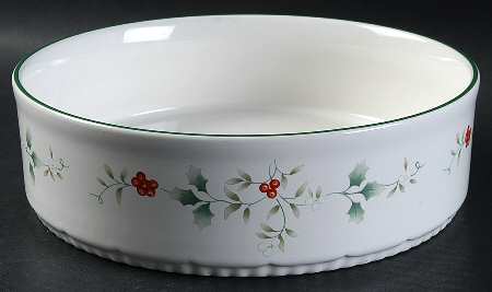 Winterberry 1.5 Quart Round Covered Baker No Lid