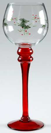 Winterberry 13" Glassware Candlestick