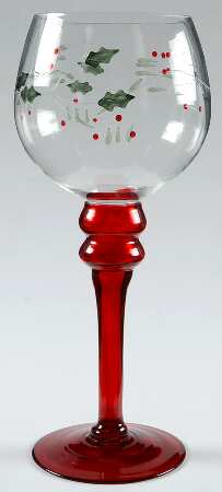 Winterberry 11" Glassware Candlestick