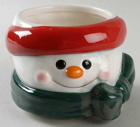 Winterberry Stackable Snowman Head No Lid