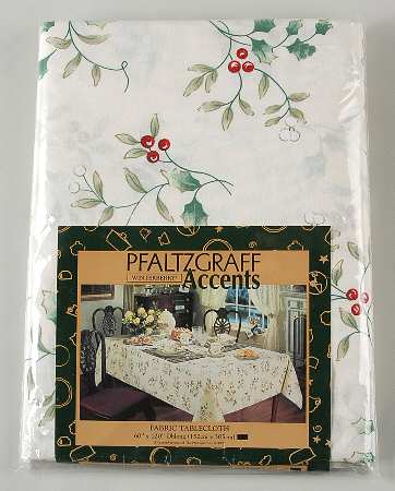 Winterberry 60" X 120" Oblong Tablecloth