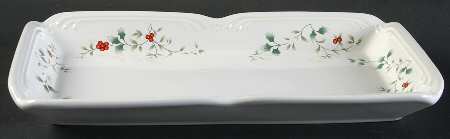 Winterberry Rectangular Tray 11"