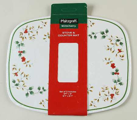 Winterberry 2-Piece Stove and Counter Mat