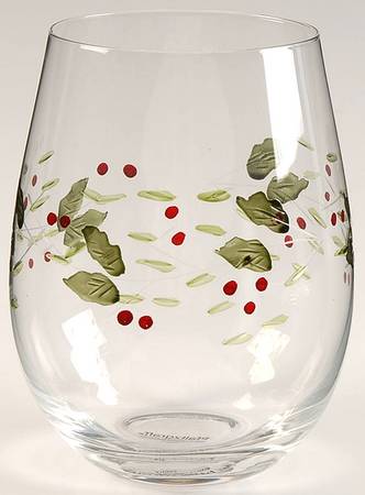 Winterberry Glassware Stemless Wine
