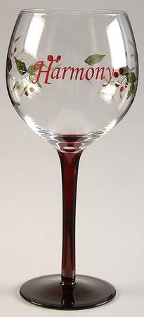 Winterberry Glassware Sentiments Wine