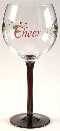 Winterberry Glassware Sentiments Wine