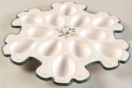 Winterberry Deviled Egg Plate