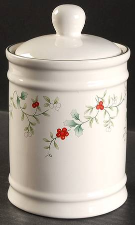 Winterberry Small Canister & Lid