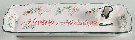 Winterberry Appetizer Tray & Toothpick Holder