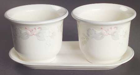 Wyndham Herb Pots with Tray (2 Pots and 1 Tray)