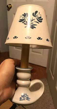 Yorktowne Candle Lamp & Shade
