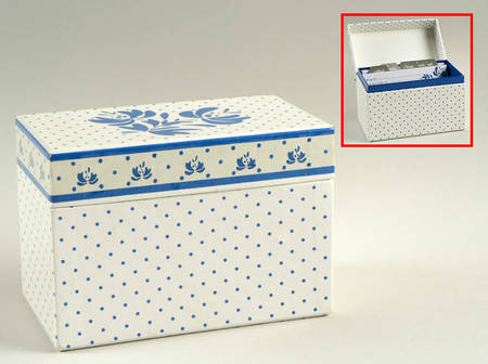 Yorktowne Cardboard Recipe Box