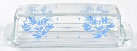 Yorktowne Glassware 1/4 Lb Butter by Pfaltzgraff