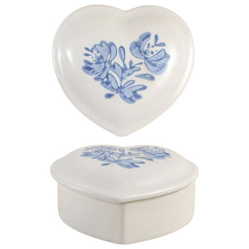 Yorktowne Heart Shape Box & Lid by Pfaltzgraff