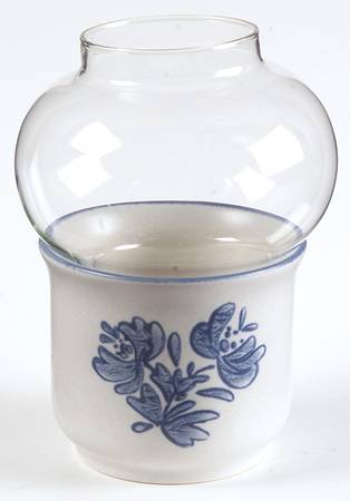 Yorktowne Mini Lite Votive with Glass Globe by Pfaltzgraff