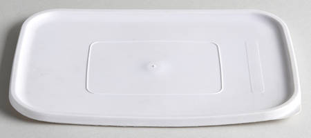 Yorktowne 9" Plastic Rectangular Storage Box Lid