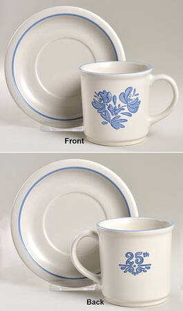 Yorktowne Oversized Cup & Saucer Set