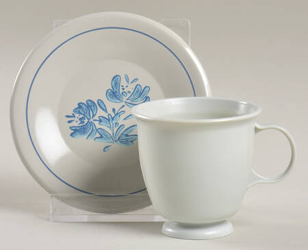 Yorktowne Plastic & Metal Child's Cup & Saucer Set by Pfaltzgraff