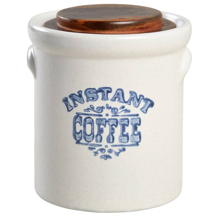 Yorktowne Instant Coffee Crock & Lid by Pfaltzgraff