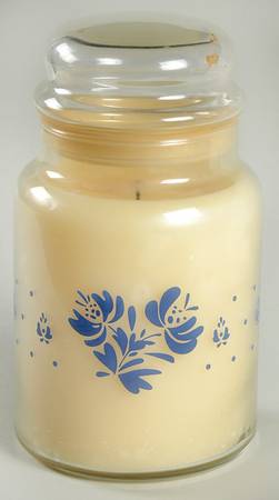 Yorktowne Glassware Candle Jar & Lid