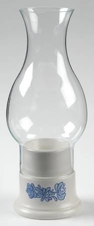 Yorktowne Hurricane Lamp & Globe by Pfaltzgraff