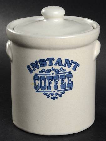 Yorktowne Instant Coffee Crock & Lid