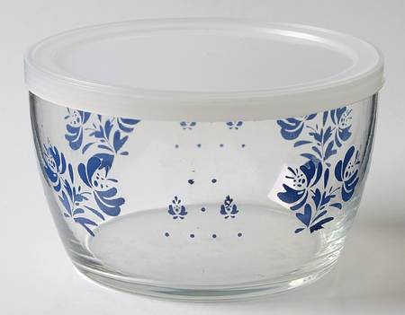 Yorktowne Glassware All Purpose Bowl & Plastic Lid