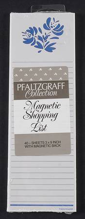 Yorktowne Magnetic Shopping List Pad (Paper) by Pfaltzgraff