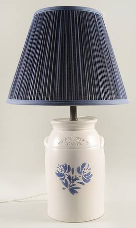 Yorktowne Large Crock Lamp & Shade