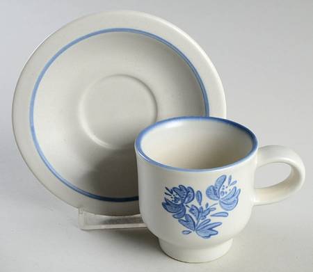 Yorktowne Footed Demitasse Cup & Saucer Set