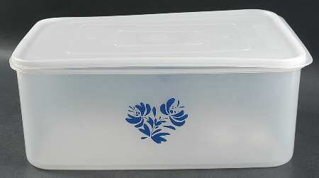 Yorktowne 14" Plastic Rectangular Storage Box