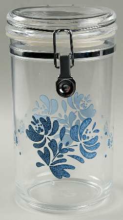 Yorktowne Large Acrylic Storage Jar with Hinged Lid
