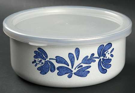 Yorktowne 6 5/8" Metal Bowl W/Plastic Lid