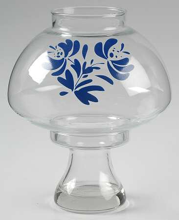 Yorktowne (2 Piece) Glassware Hurricane Lamp