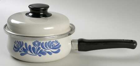 Yorktowne 1.0 Quart Metal Covered Saucepan