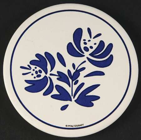 Yorktowne Cork Back Round Coaster by Pfaltzgraff