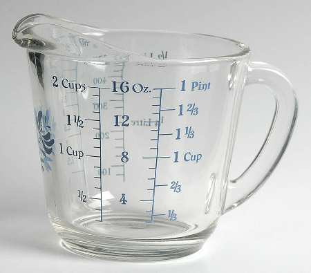 Yorktowne Glassware Measuring Cup by Pfaltzgraff