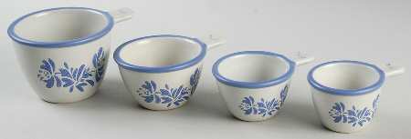 Yorktowne Measuring Cup Set (1 Cup,1/2 Cup,1/3 Cup,1/4 Cup)